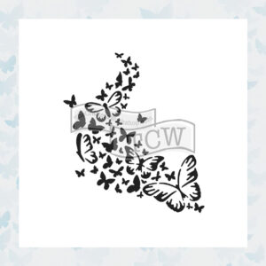 The Crafter's Workshop Template 15x15cm Butterfly Trail TCW712s