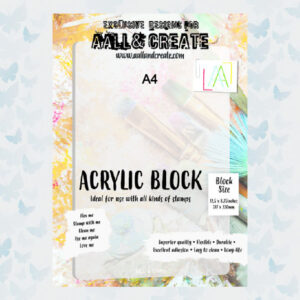 AALL & Create A5 Acrylic Block AALL-AB-A5 Flexible Acrylic Block COPY