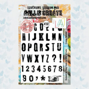 AALL & Create Clear Stempel Grungy Alphabet AALL-TP-397 COPY