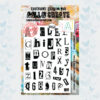 AALL & Create Clear Stempel Snippet Alphabet AALL-TP-456