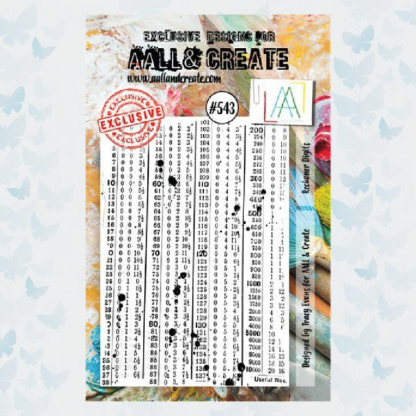 AALL & Create Clear Stempel Reckoner Digits AALL-TP-543