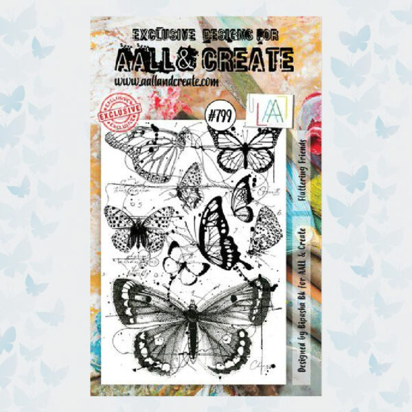 AALL & Create Clear Stempel Fluttering Friends AALL-TP-799