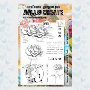 AALL & Create Stamp Sent With Love AALL-TP-831