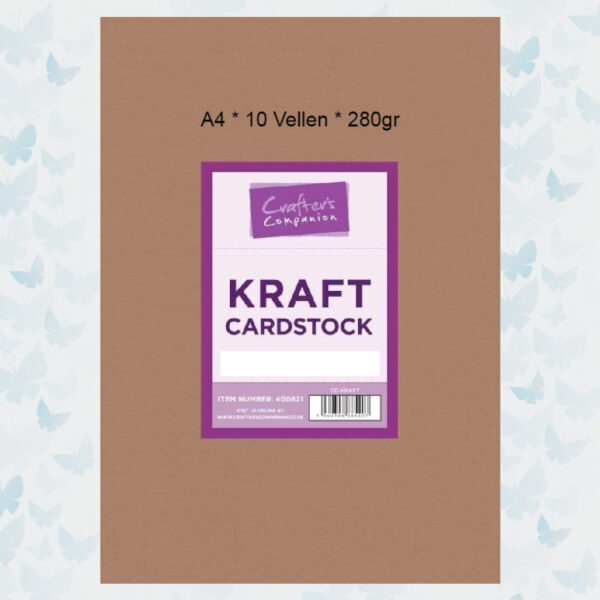 Crafter's Companion Kraft Cardstock 10xA4x280gr