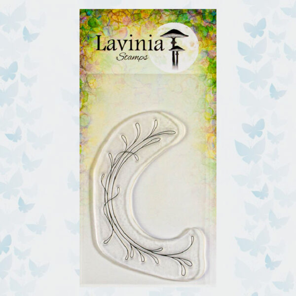 Lavinia Clear Stamp Wreath Flourish Left LAV700