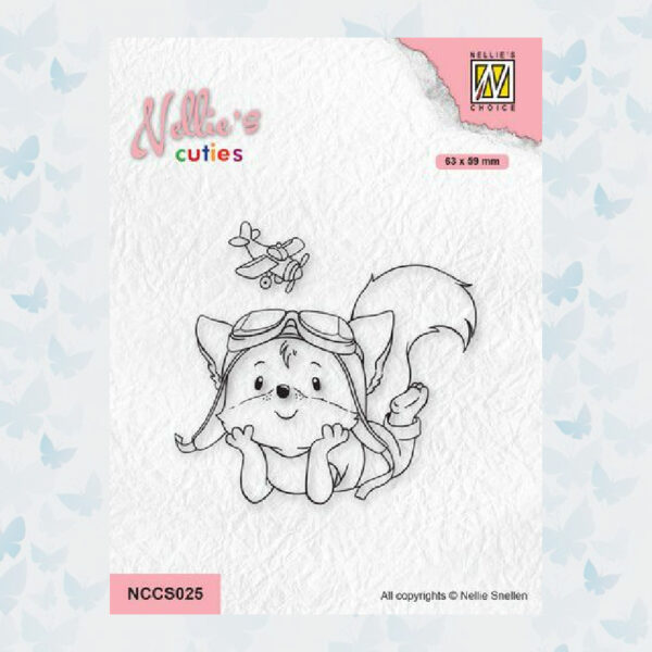 Nellies Choice Clearstempel - Cuties - Piloot NCCS025