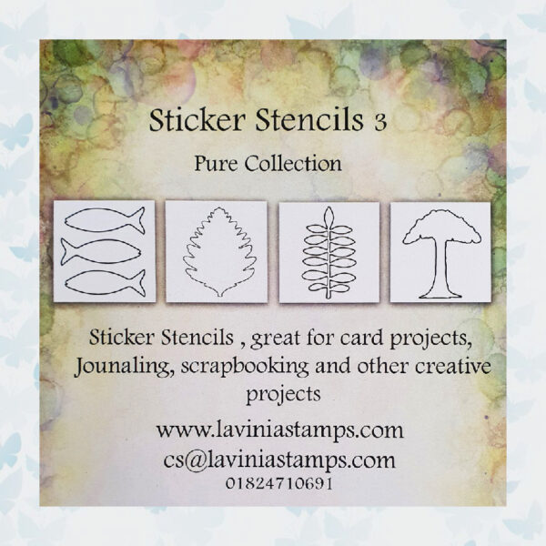 Lavinia Sticker Stencils 4 verschillende per pack STICKERSTENCILS-03 Pure Collection