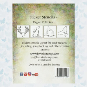 Lavinia Sticker Stencils 4 verschillende per pack STICKERSTENCILS-04 Elegant Collection