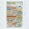 Lavinia Sentiment Stickers 3 Autumnal Word Collection
