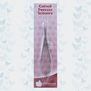 Woodware Tweezer Scissors Curved Blades WW2798C