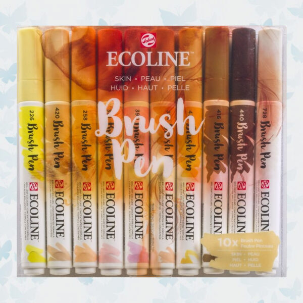 Ecoline Set van 10 Brush Pens Oranje 11509806