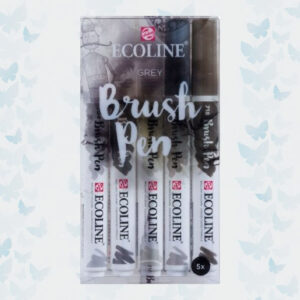 Ecoline Set van 5 Brush Pens Grijs 11509907