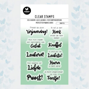 Studio Light Clear Stamp By Laurens nr.355 BL-ES-STAMP355