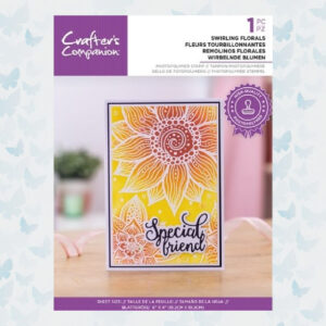Crafter's Companion Swirling Florals Clear Stamps (CC-STP-SWIF)