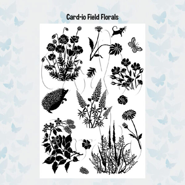Card-io Clear Stempels Field Florals CCSTFIE-02