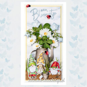 Marianne Design Clear Stamp & Snijmal Set - Mrs. Garden Gnome CS1126