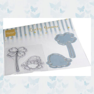 Marianne Design Clear Stamp & Snijmal Set - Lucky Gnome CS1127
