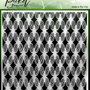 Picket Fence Studios Basket Petals 6x6 Inch Stencils (SC-216)