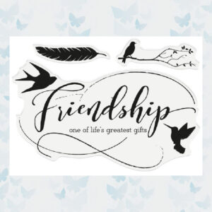 Crafter's Companion Sharon Callis From the Heart Clear Stamps Friendship (SCC-STP-FRIEND)