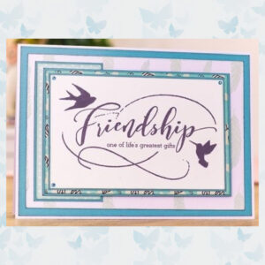 Crafter's Companion Sharon Callis From the Heart Clear Stamps Friendship (SCC-STP-FRIEND)