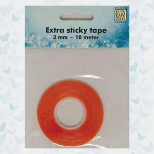 Nellie‘s Choice Extra Sticky Tape 3 mm XST004 / 10 mtr x 3mm