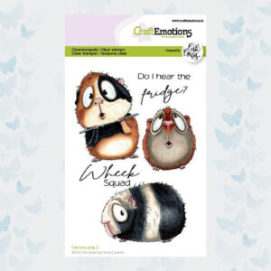 CraftEmotions Clear Stempels A6 - Guinea Pig 2 Carla Creaties 130501/1540