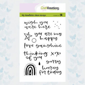 CraftEmotions Clear Stempels - Handletter - Rainbow 2 - Carla Kamphuis 130501/2210