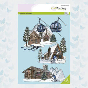 CraftEmotions Clearstempels A5 - Skilift 130501/3032