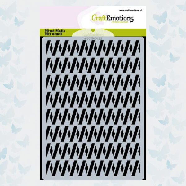 CraftEmotions Mask-Stencil Zigzag - 185070/0152
