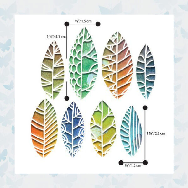 Sizzix Thinlits Die Set - Cut Out Leaves 664431