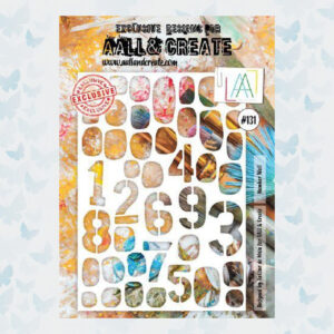 AALL & Create Stencil Number Wall AALL-PC-131