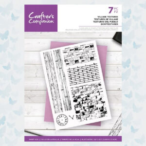 Crafter's Companion Village Textures Clear Stamps (CC-ST-CA-VT)