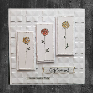 Nellies Choice Clear Stamps Flowers - Rozen FLO025