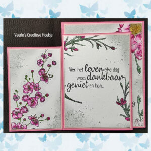 Nellies Choice Clearstempel Flowers - Bloeiend Takje FLO029