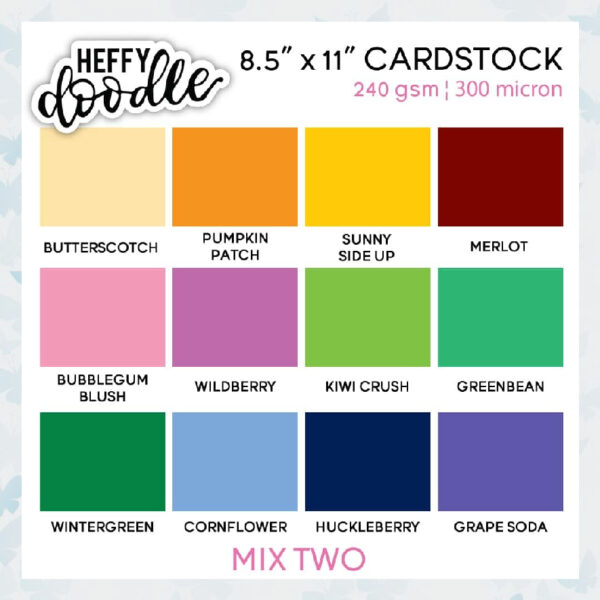 Heffy Doodle Multipack Mix-2 Letter Size Cardstock HFD-MCCMIX2