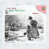 Nellies Choice clearstamp - Idyllic Floral - Vintage winter IFS024