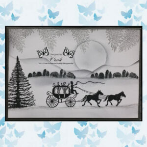 Lavinia Clear Stamp Horse and Carriage LAV146