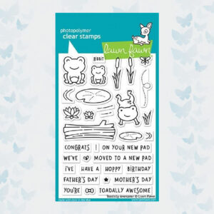 Lawn Fawn Toadally Awesome Clear Stamps LF1581