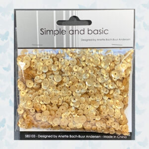 Simple and Basic Gold Sequin Mix (SBS103)