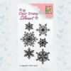 Nellie's Choice Silhouette Clear Stamps 6 Sneeuwvlokken SIL039