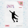 Nellies Choice Clearstempel - Silhouette - Sport Voetballen 1 SIL099