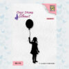 Nellies Choice Clear Stempel Silhouette - Meisje met ballon SIL112