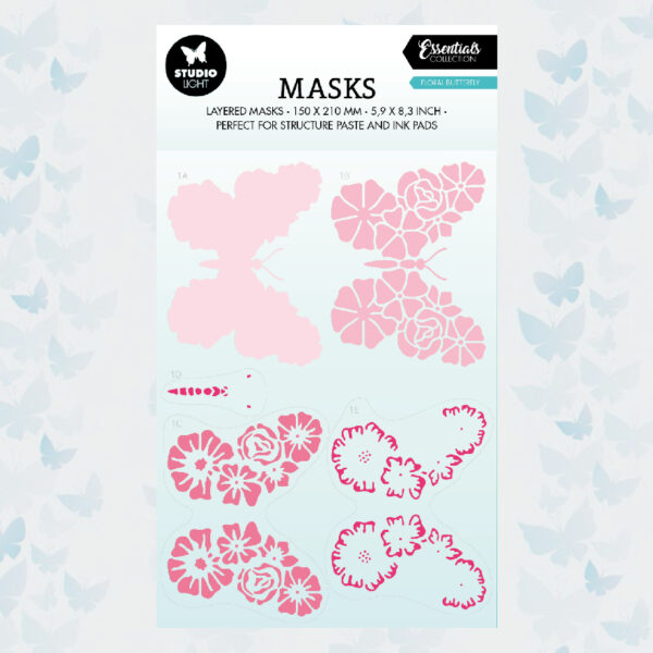 StudioLight Mask Floral Butterfly Essentials SL-ES-MASK170