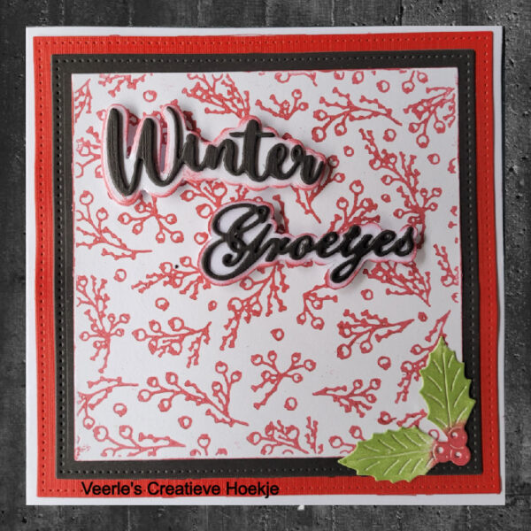 Nellies Choice Stamping Die - Branches with Berries STAD015
