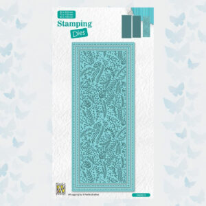 Nellies Choice Stamping Die - Slimline Chris. Branches with Berries STAD019