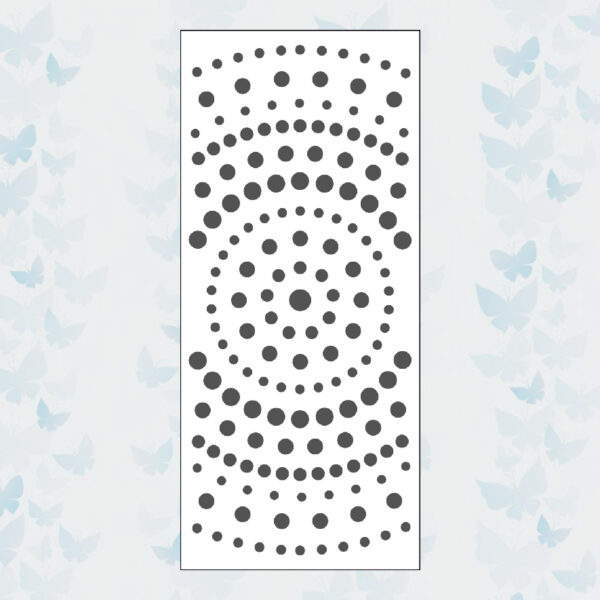 The Crafter's Workshop Concentric Circles Slimline Stencil (TCW2307)