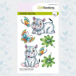 CraftEmotions Clearstamps A6 Harry- Nijlpaard 130501/2711