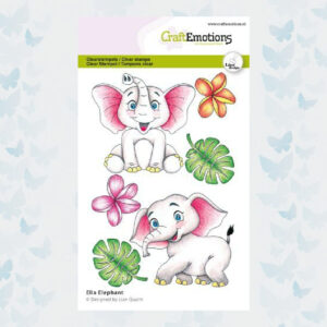 CraftEmotions Clearstamps A6 Ella- Olifant 130501/2712