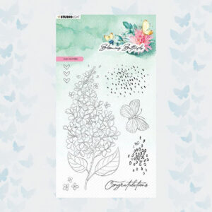 Studio Light Clear Stamp Blooming Butterfly nr.358 SL-BB-STAMP358
