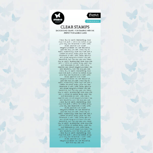 StudioLight Clear Stamp Text Background Essentials nr.369 SL-ES-STAMP369